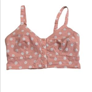 Pink Polkadot Bralette